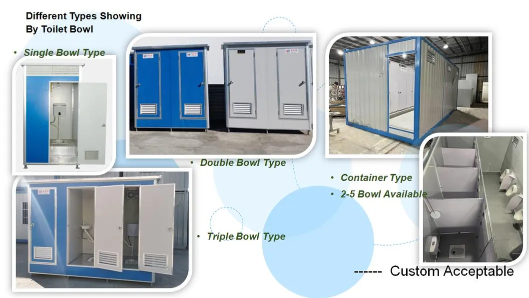 Portable 20 Feet Container Prefab House Toilet 8