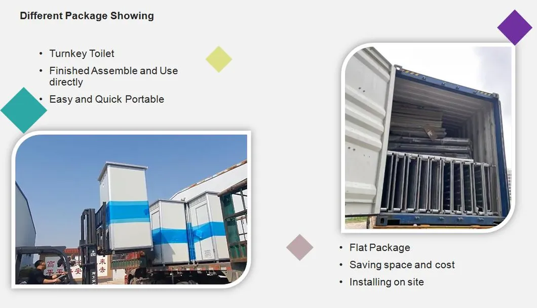 Portable 20 Feet Container Prefab House Toilet 9