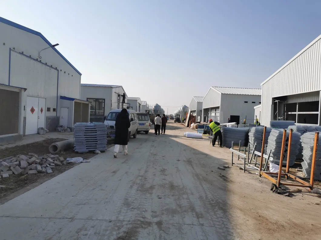Prefabricated Glavanized Light Steel Structure Farm Poultry House Shed 1