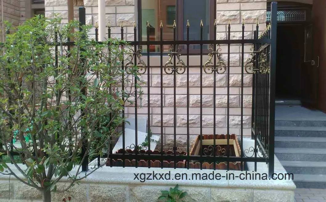 Australian Powder Painted Wrought Iron Fence 1