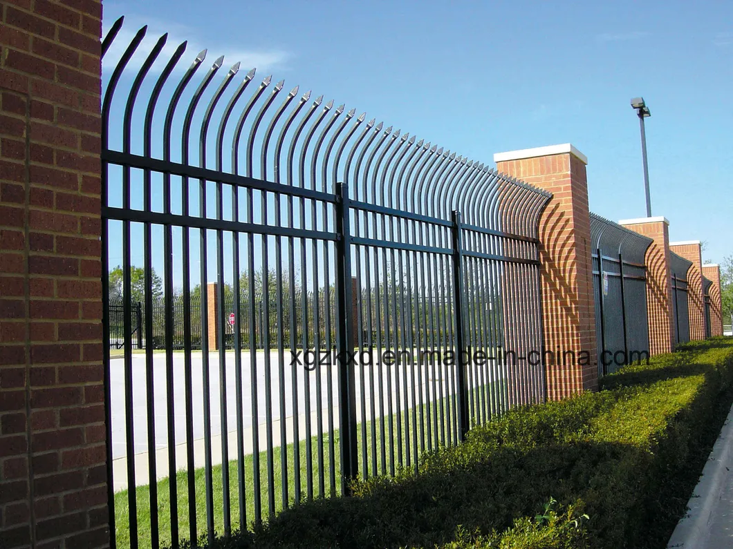 Australian Powder Painted Wrought Iron Fence 4