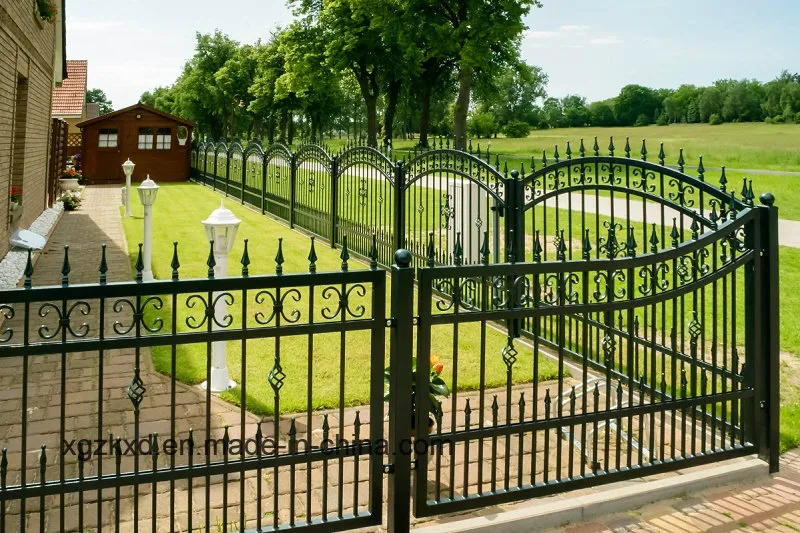 Australian Powder Painted Wrought Iron Fence 5