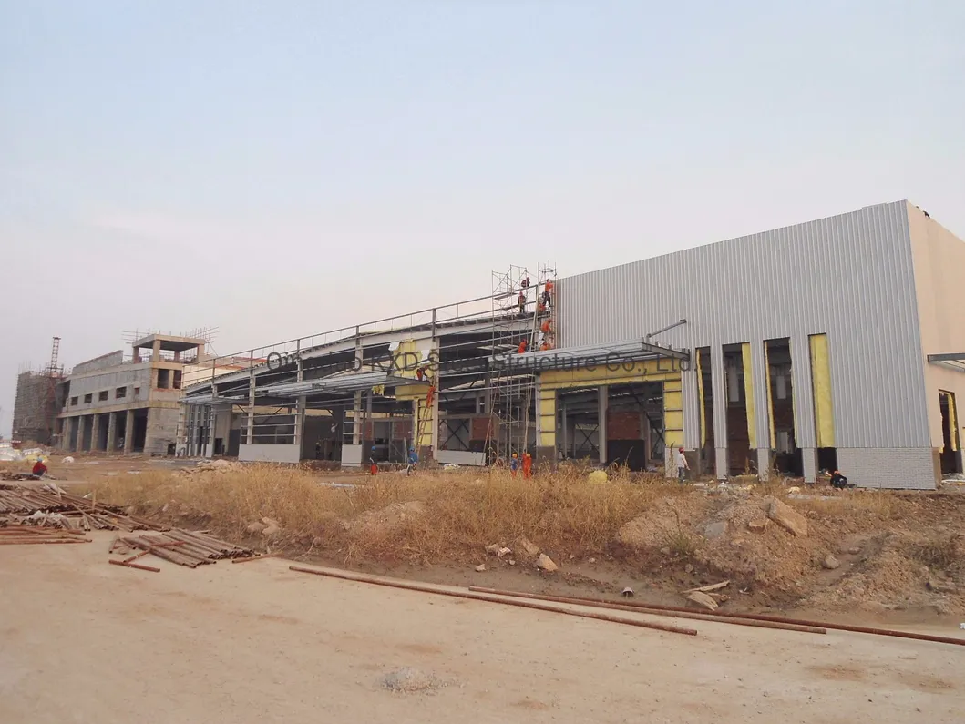 Light Structural Steel Prefabricated Steel Commercial Buildings Large Supermarket Shop 4