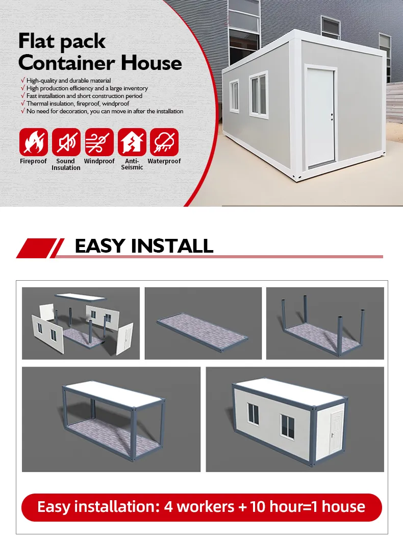 Prefab Low Cost Construction Modular Container Office 0