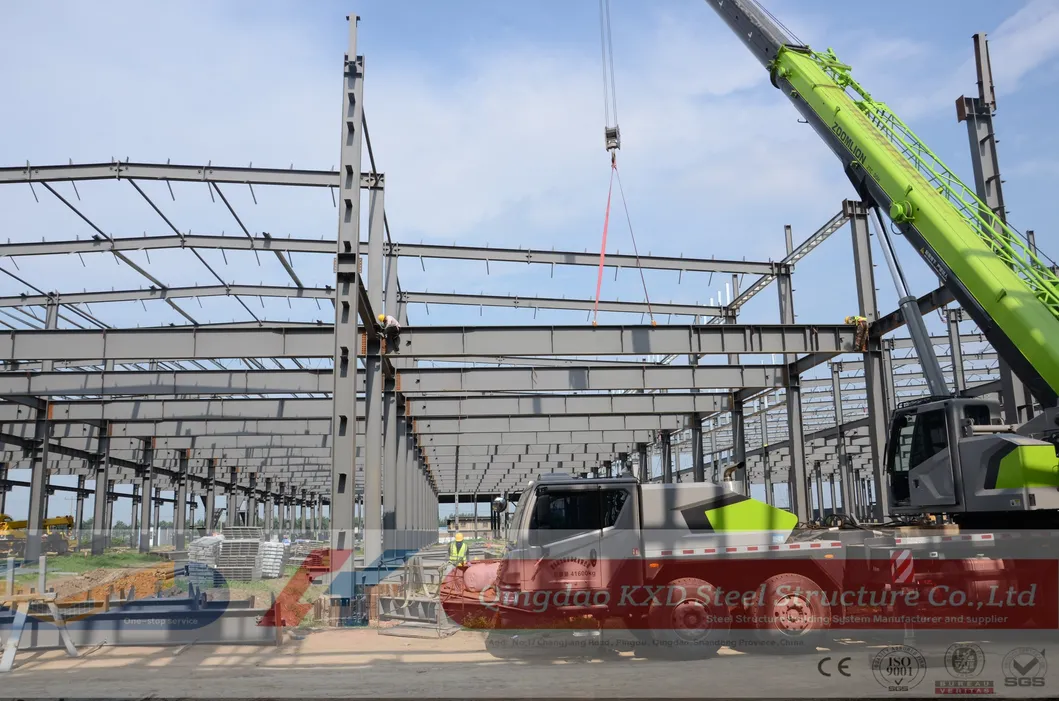 Prefabricated Engineered Light Steel Structure Industrial Manufacturing Services Warehouse 4