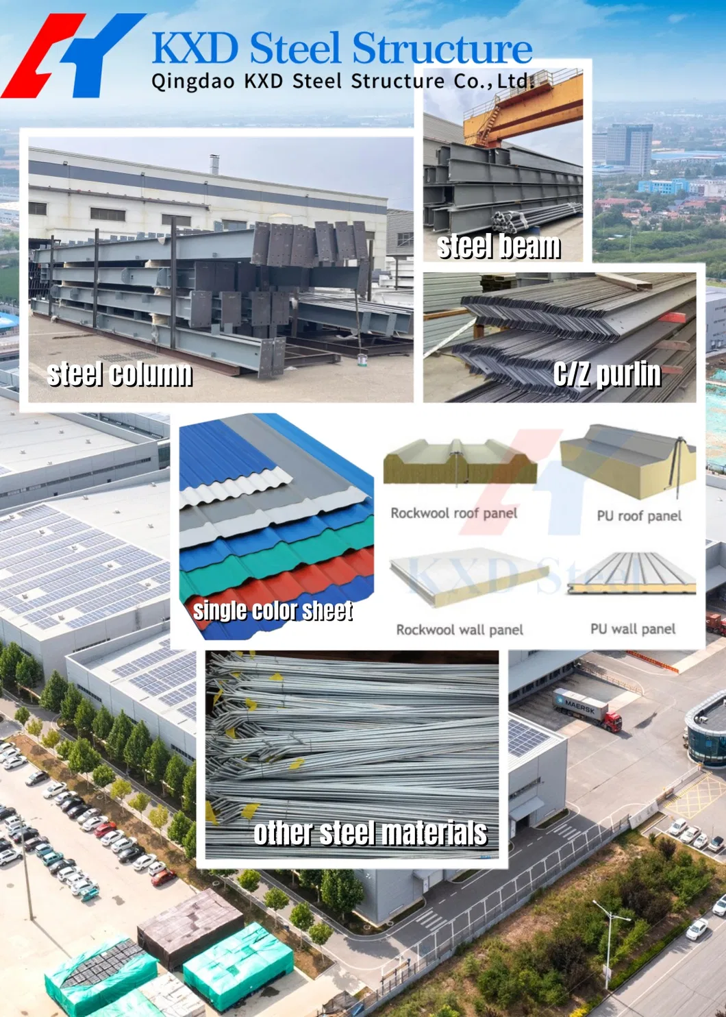 Prefabricated Engineered Light Steel Structure Industrial Manufacturing Services Warehouse 8