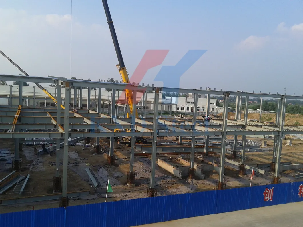 Prefabricated Engineered Light Steel Structure Industrial Manufacturing Services Warehouse 6