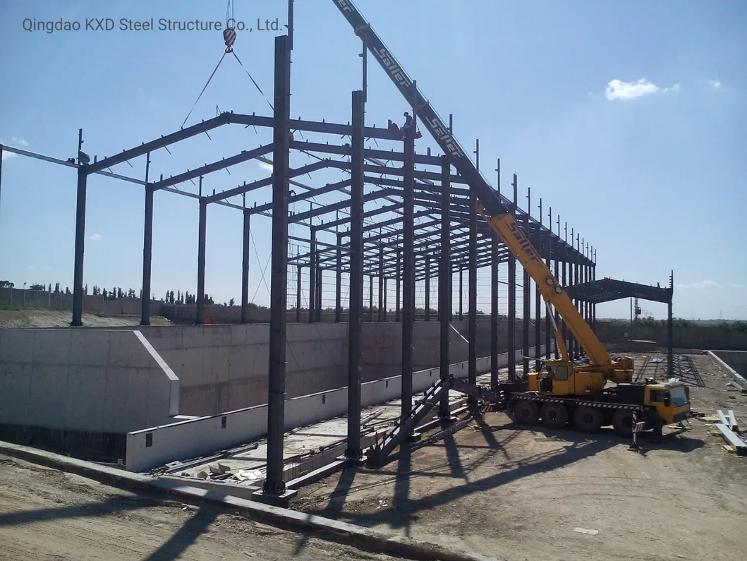Prefabricated Engineered Light Steel Structure Industrial Manufacturing Services Warehouse 3