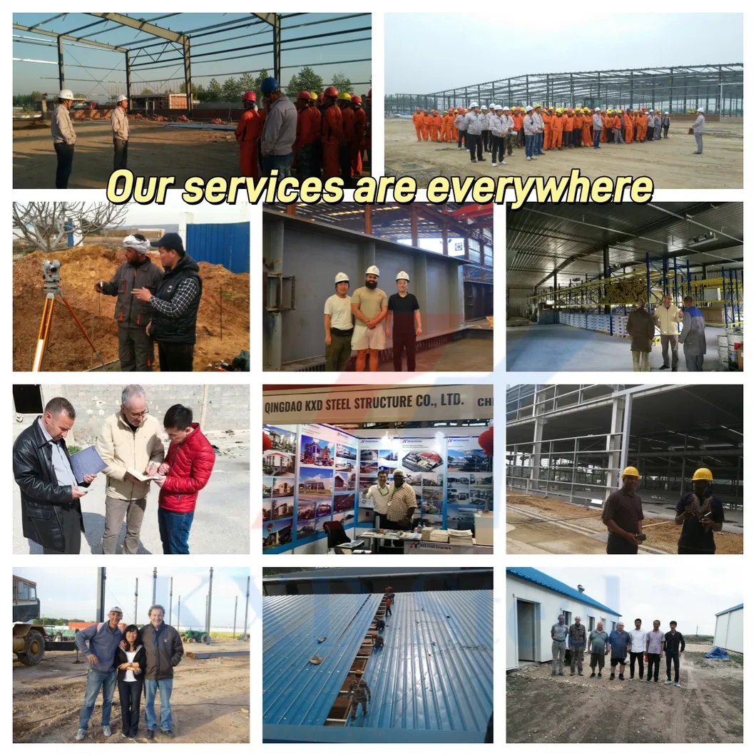 Prefabricated Engineered Light Steel Structure Industrial Manufacturing Services Warehouse 11
