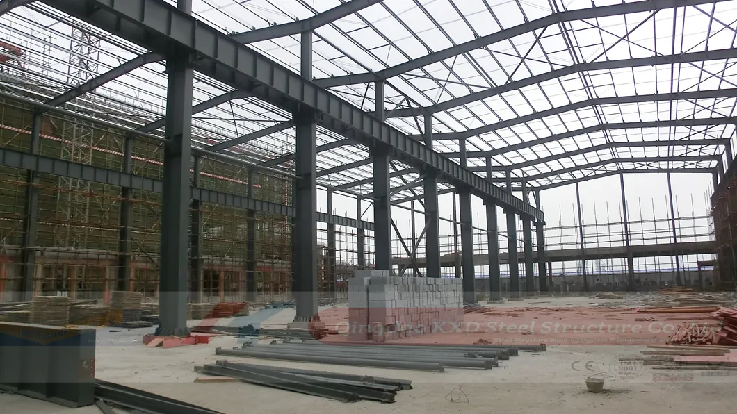 Prefabricated Galvanized Light Construction Steel Structure Production Factory Construction Warehouse 2