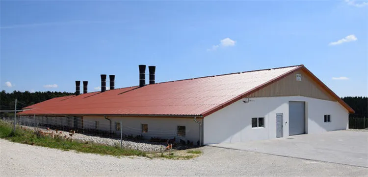 Prefab Light Steel Frame Construction Structure Modular Frame Chicken Poultry Farm House 1