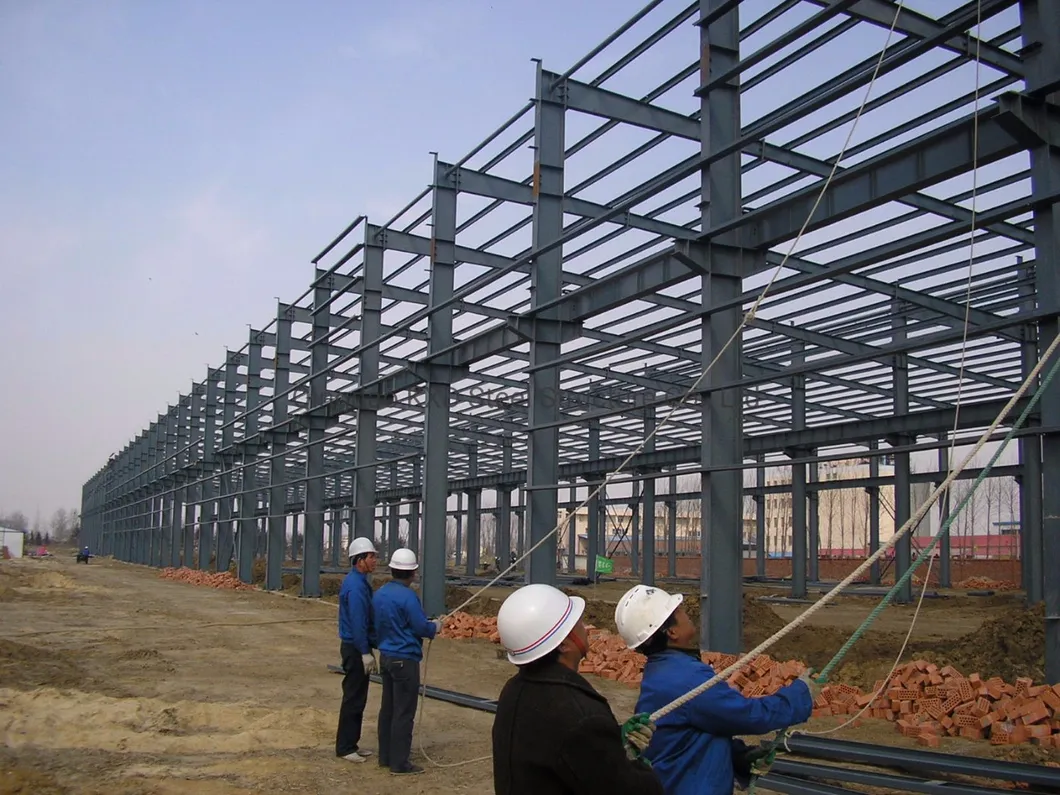 Customized Prefabricated Metal Frame Steel Building Structure Warehouse 3
