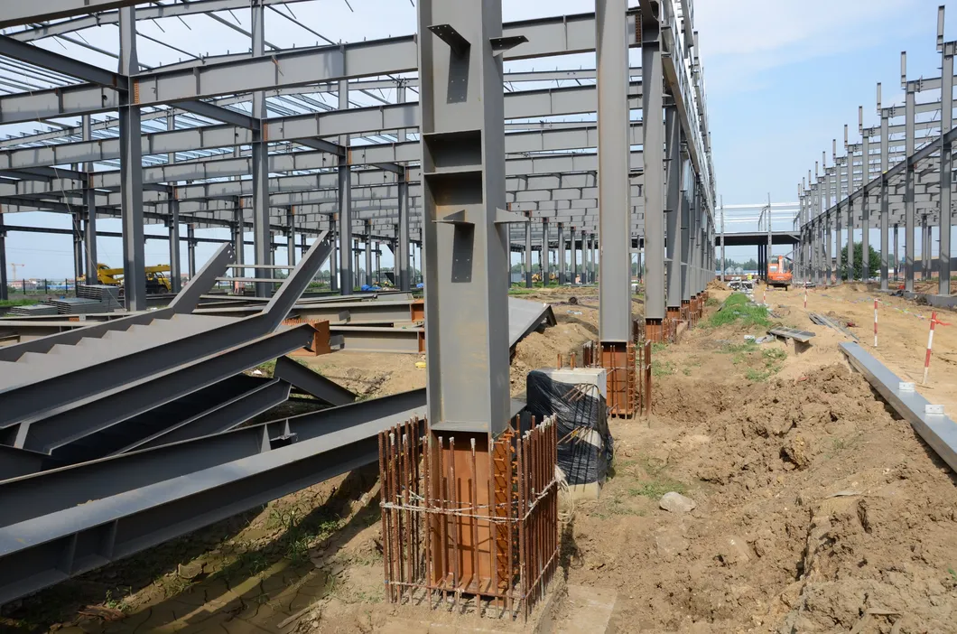 Customized Prefabricated Metal Frame Steel Building Structure Warehouse 5