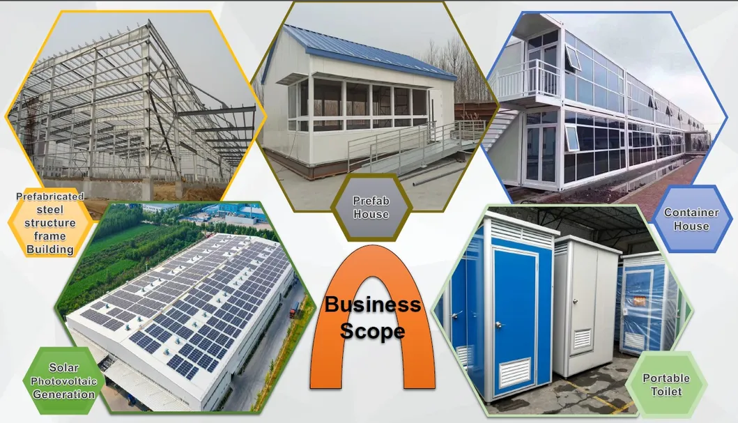 Prefabricated Container Building Shop Showroom Office Container Weather Resistance 9