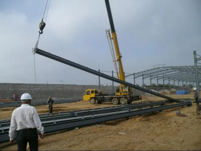 Prefabricated Light Steel Construction Building Metal Industrial Structural Workshop 0