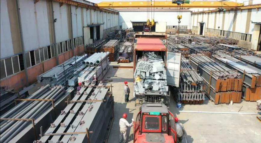 Metal Frame Construction Steel Structure Building Section H Steel Column and Beam Structural Warehouse Workshop 7