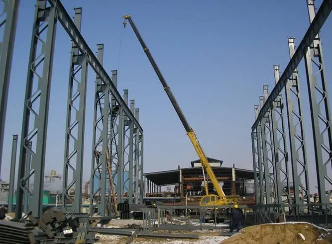 Prefabricated Steel Structure Frame Workshop Fabrication 3