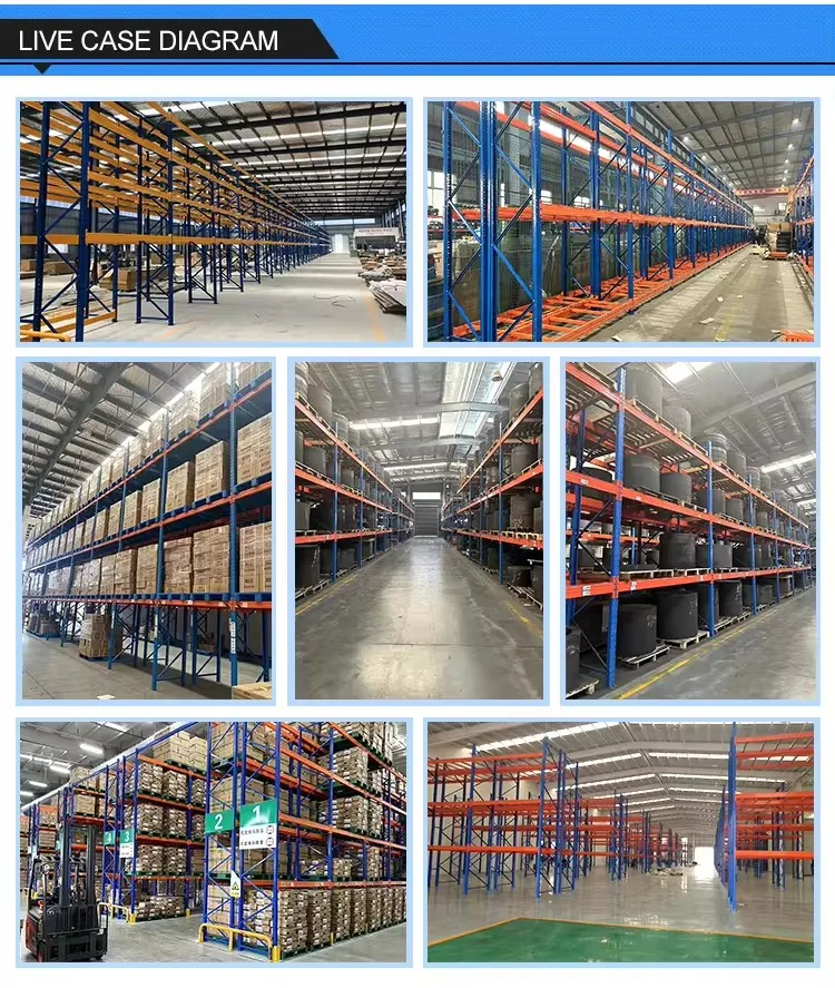 Industrial Warehouse Storage Heavy Duty Metal Pallet Racking System 1
