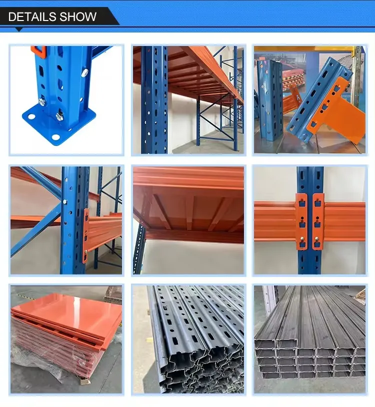 Industrial Warehouse Storage Heavy Duty Metal Pallet Racking System 0