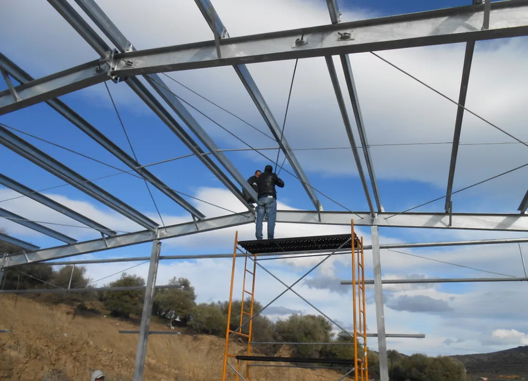 Fast Construction Structural Steel Building for Car Repair Workshop 5