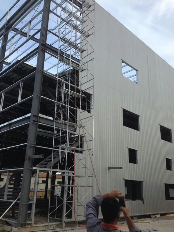 Prefabricated Light Frame Construction Fabrication Metal Steel Structure Commercial Logistics Warehouse 6