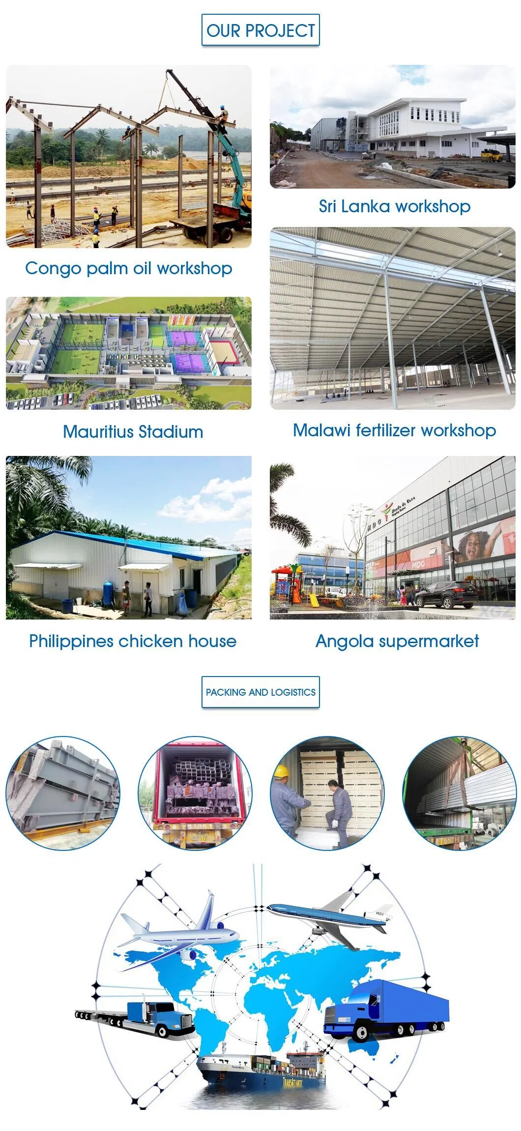 Prefabricated Light Frame Construction Fabrication Metal Steel Structure Commercial Logistics Warehouse 10