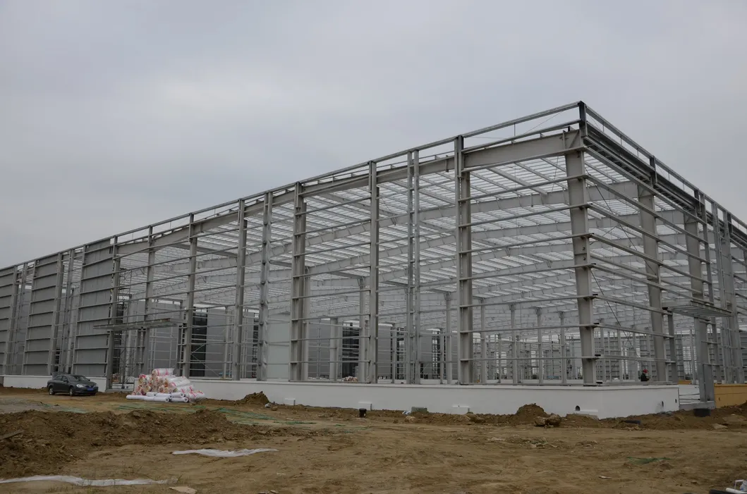 Prefabricated Light Frame Construction Fabrication Metal Steel Structure Commercial Logistics Warehouse 13