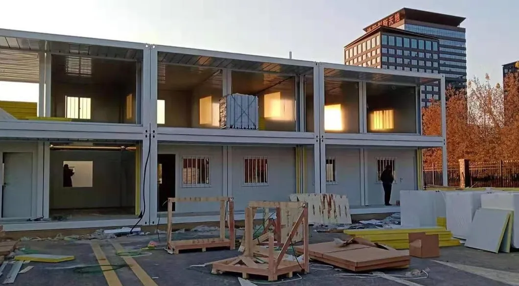 20FT Prefabricated Modular Movable Container House For Mining Camp Offices Labor Dormitory 24
