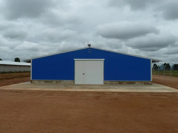 Insulation Panel Prefab Steel Structure Metal Breeding Poultry Chicken House 1