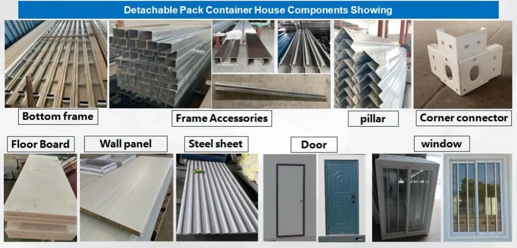 20FT Tiny Modular Dormitory Container Q235 Q355 Prefabricated Dormitory Unit 18