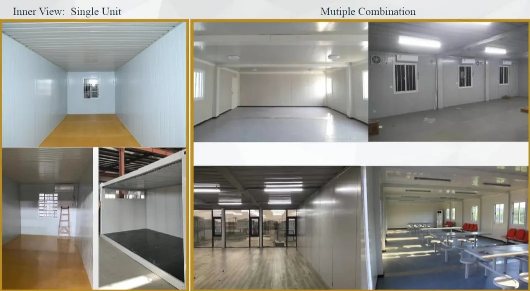 20FT Tiny Modular Dormitory Container Q235 Q355 Prefabricated Dormitory Unit 20
