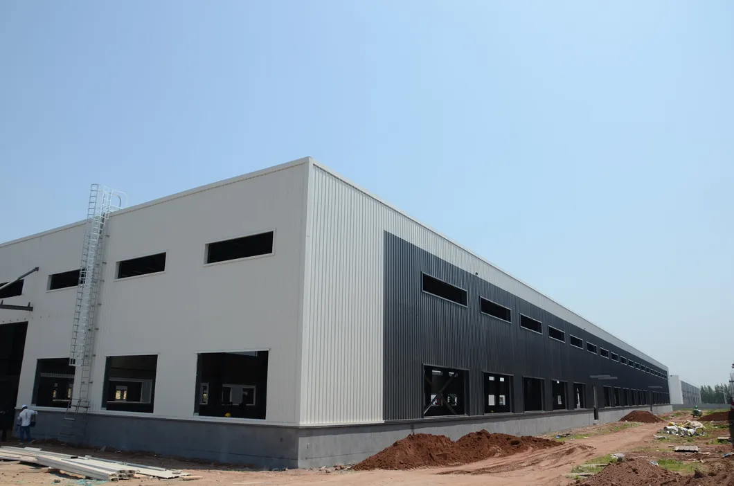 Pre Customized Structural Building Metal Construction Industrial Steel Workshop 3