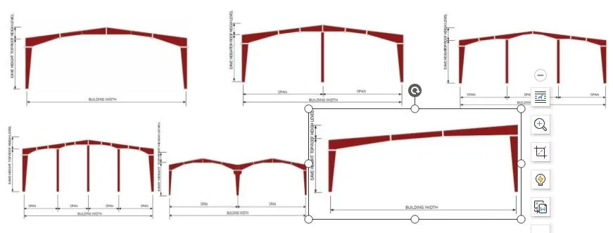Metallic Steel Structure for Storage Building Shed Construction 3