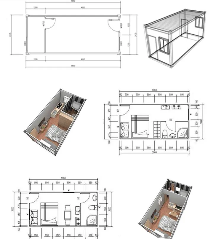 20FT Storage Prefabricated Luxury Flat Pack  Container House 8