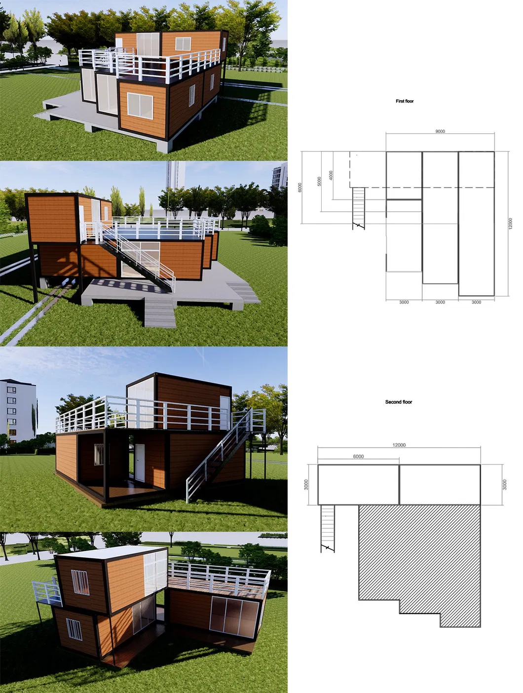 20FT Storage Prefabricated Luxury Flat Pack  Container House 7