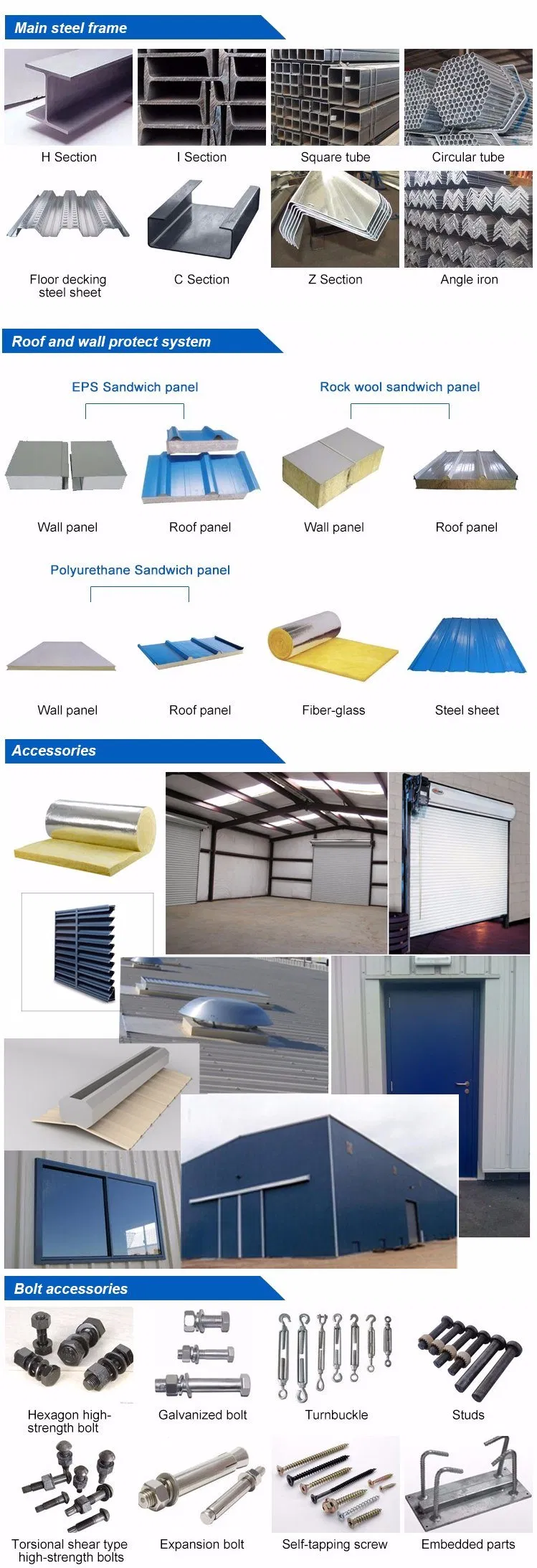 Safety And Stability Steel Structure Aircraft Hangar 0