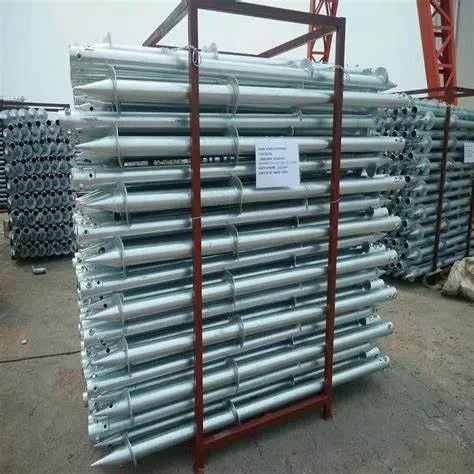 Commercial round Helical Piles by Foundation Contractors 7