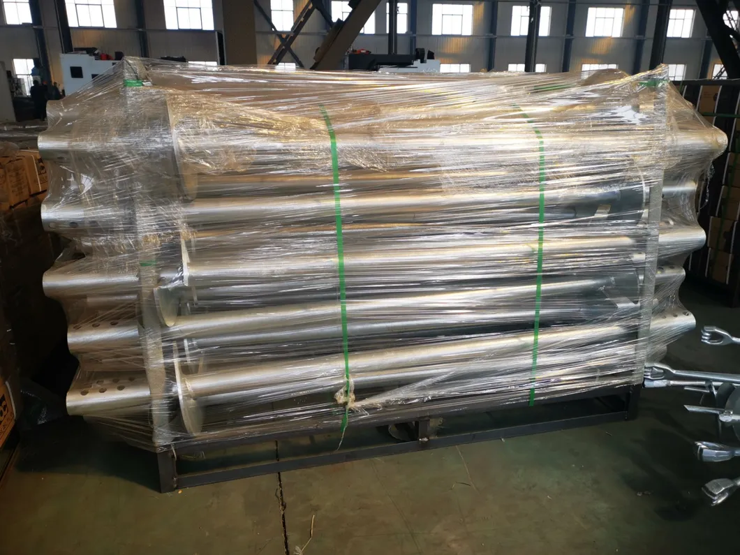 Prefabricated Galvanized Steel Round Spiral Ground Anchor Helical Screw Piles 7