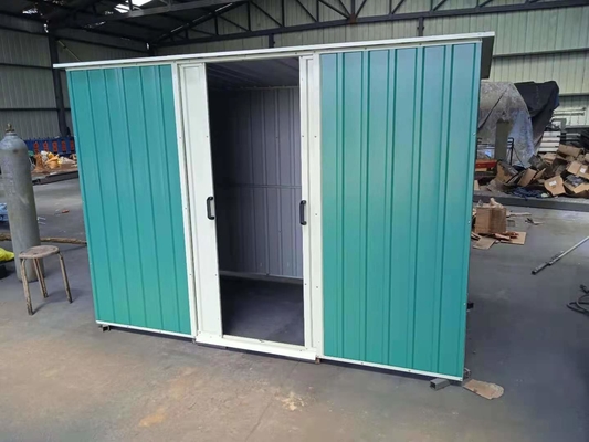 Affordability And Durability Outdoor Storage Iron Shed Tool Shed For Garden Utility Steel Made