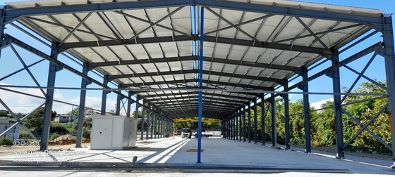 Galvanized Customized Steel Structured Buildings For Poultry Farms