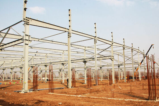 Galvanized Light Construction Steel Structure Prefabricated With Fast Construction