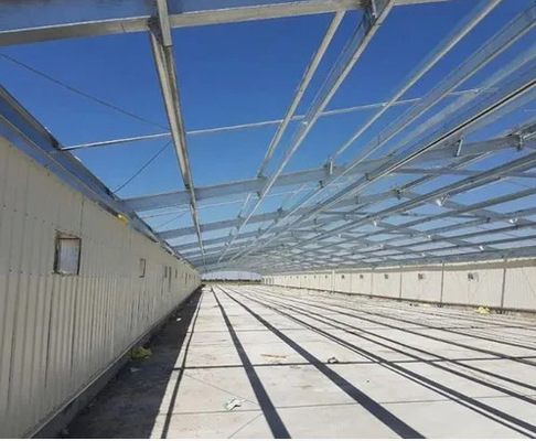 Prefabricated Galvanized Light Construction Steel Structure With Fast Construction