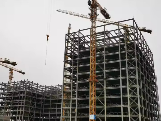 Galvanized Structural Steel Buildings Greenhouse Frame Q235B Q355B