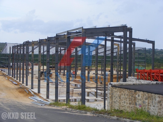 Large Span Metal Prefabricated Building Galvanizing Production Factory Workshop