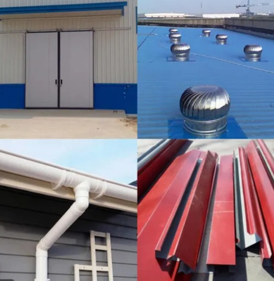 Prefab Steel Structure Sandwich Panel Building: 200㎡ MOQ, Multi - Functional & Cost - Effective