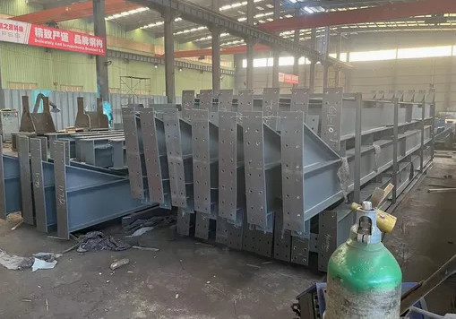 40 Feet Container Loading Portable Steel Structure Building Frame Fabrications