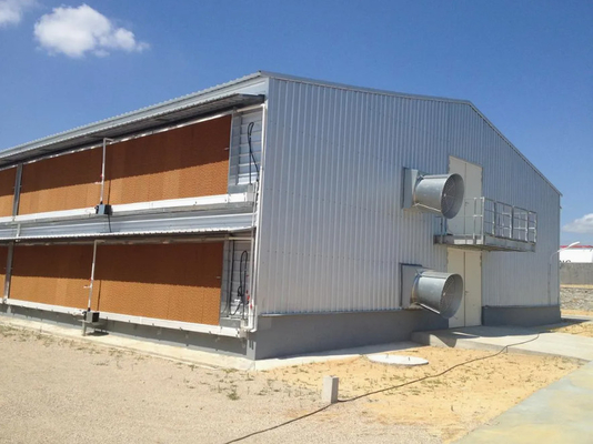 Insulation Panel Prefab Steel Structure Metal Breeding Poultry Chicken House