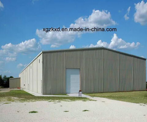 حظيرة طائرات معدنية مسبقة الصنع من الصلب Q255