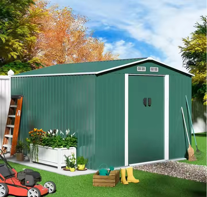 Metal Utility Tool House Galvanized Steel Frame Outdoor Storage