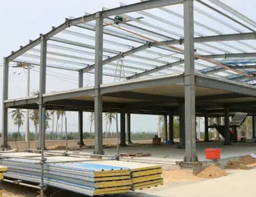 Fast Construction Structural Steel Building for Car Repair Workshop